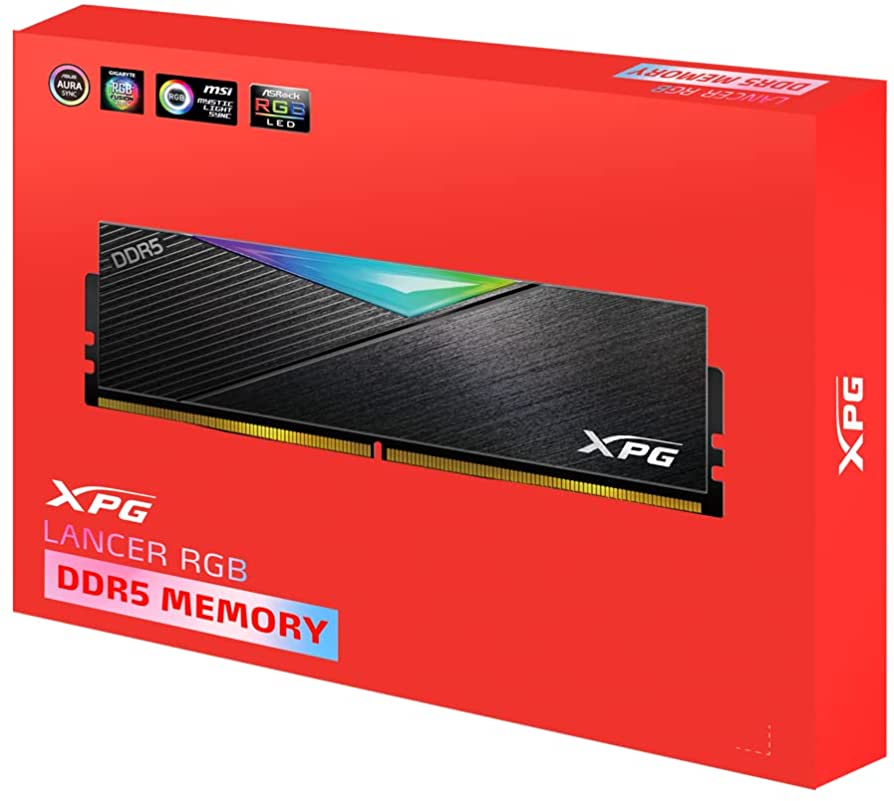 XPG Lancer Desktop RAM RGB DDR5 16GB 5200MHz