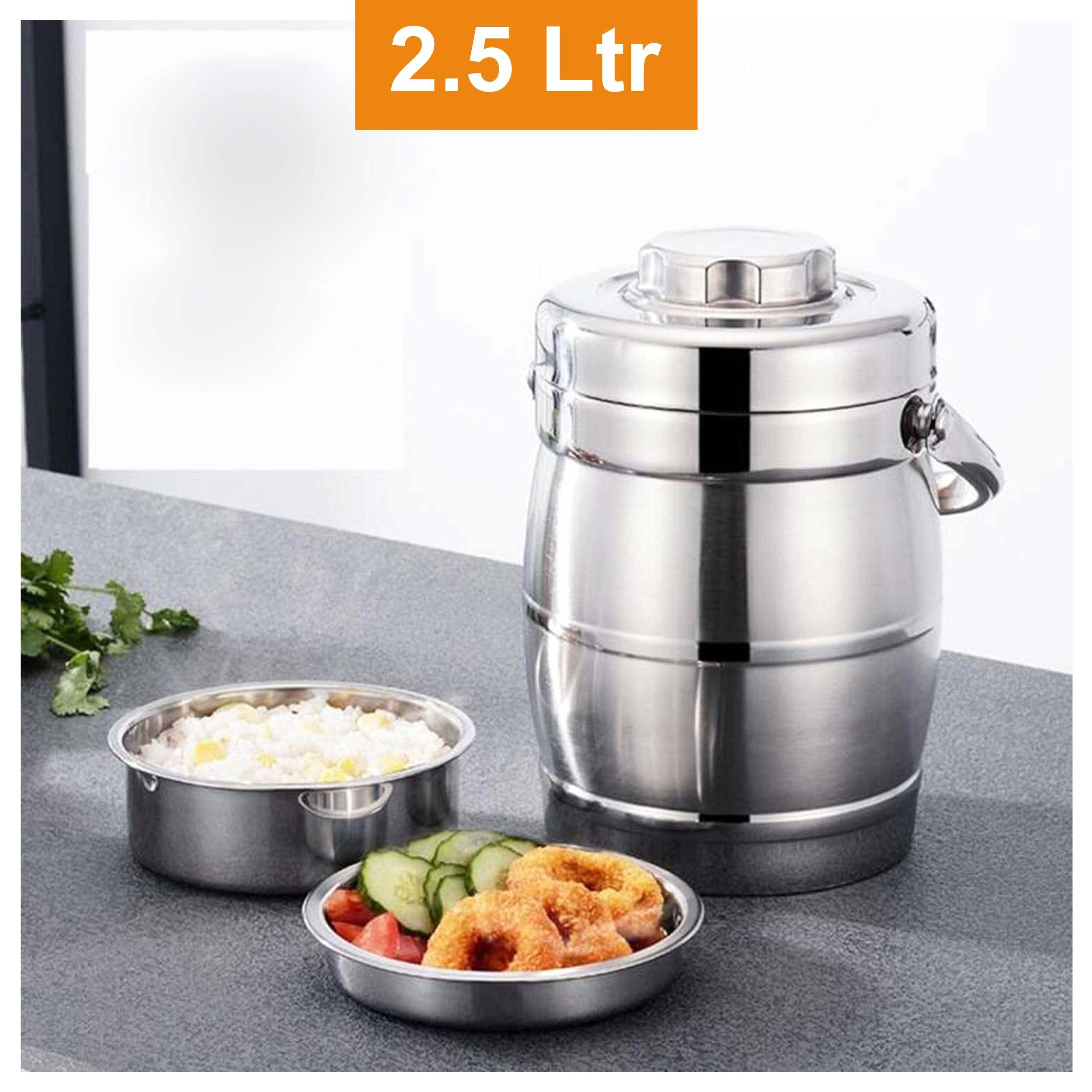 Double-Layer Stainless Steel Tiffin Box-2.5L