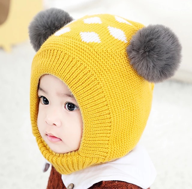 Woolen monkey best sale cap for baby