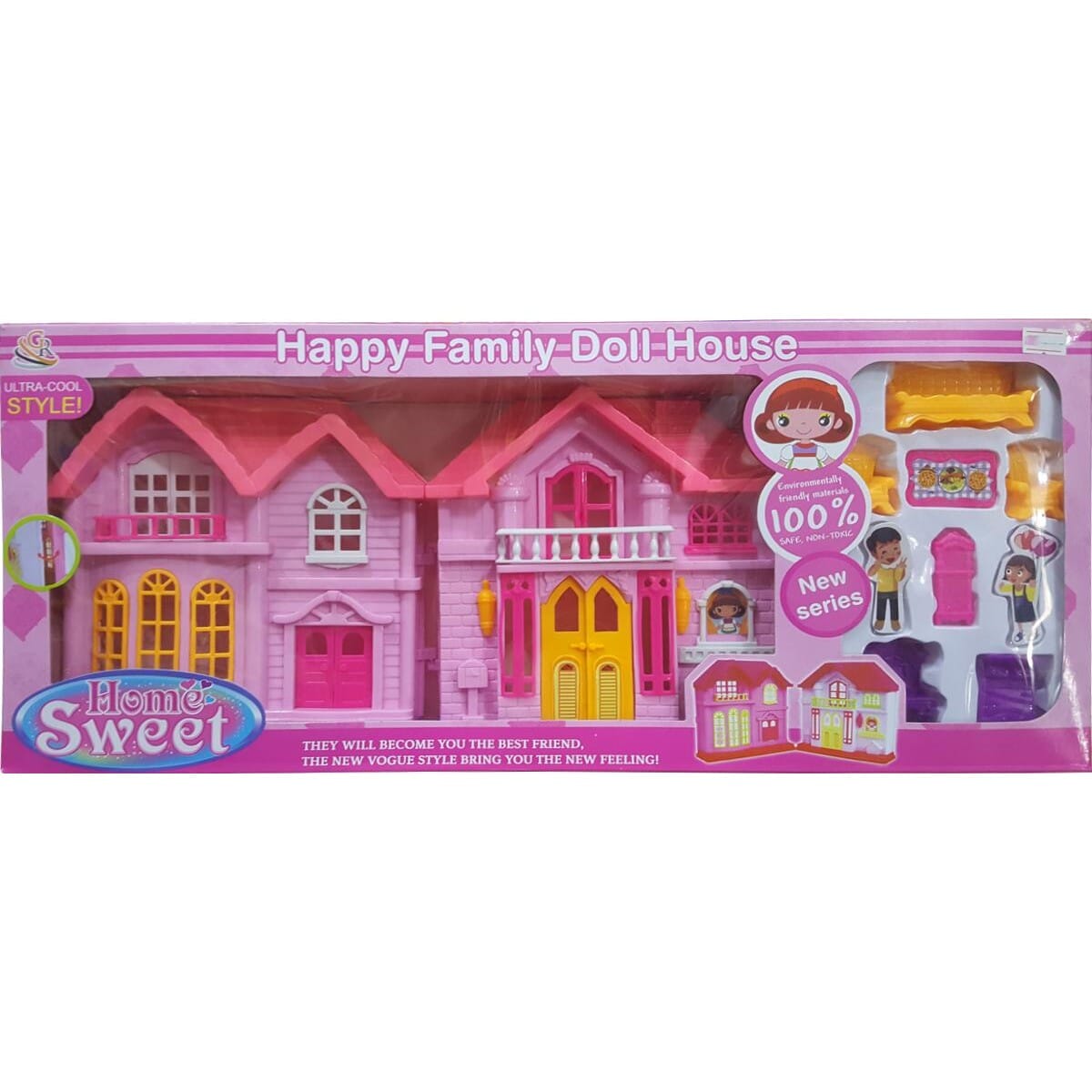 Family doll house on sale