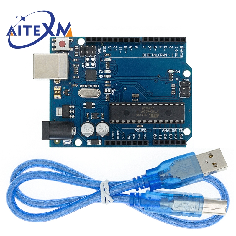 For Arduino UNO R3 / R4 Development Board ATmega328P ATMEGA16U2 1PCS ...