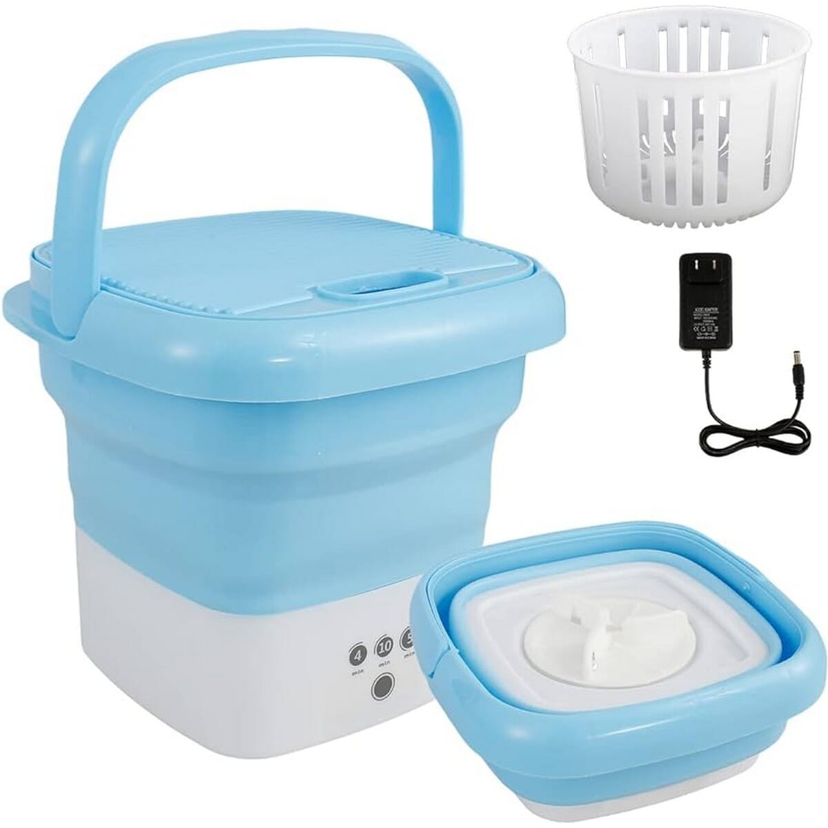 Small Portable Washing Machine, Mini Washer 8L Water Capacity With