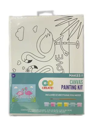 Pre-Screened Canvas Painting Kit