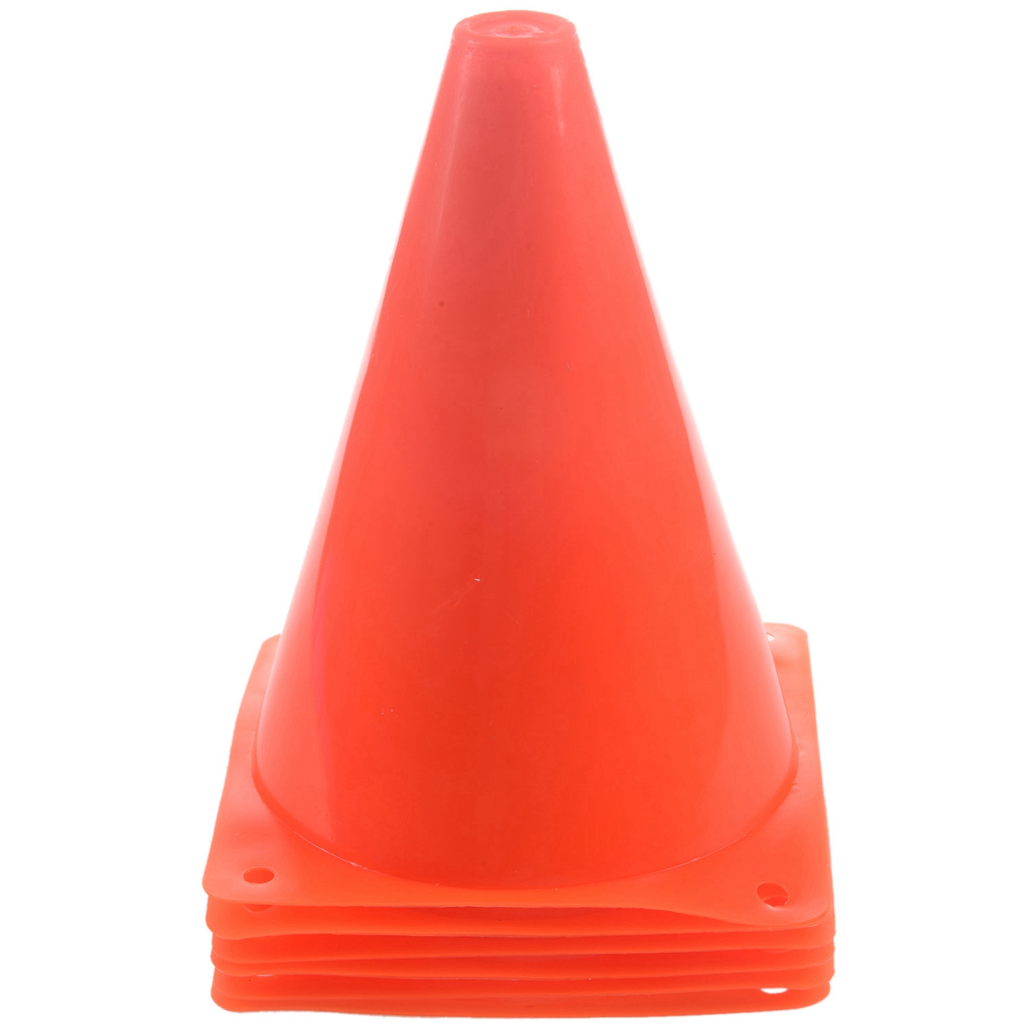 Sptrry7-Inch Plastic Traffic Cones (6-Pack) Multi-Purpose Cone Physical ...