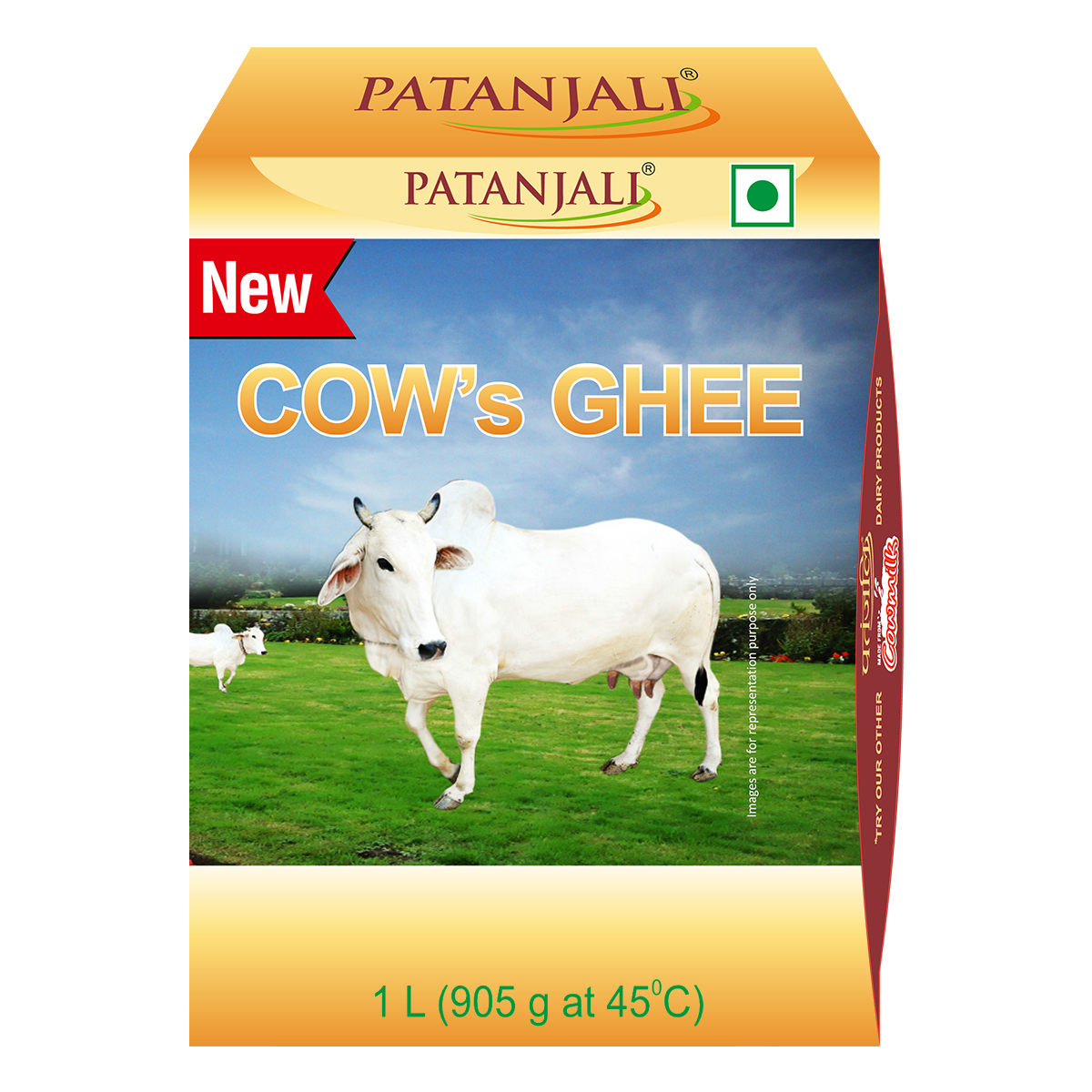 Patanjali Indian Cow's Ghee 1ltr | Daraz.com.np