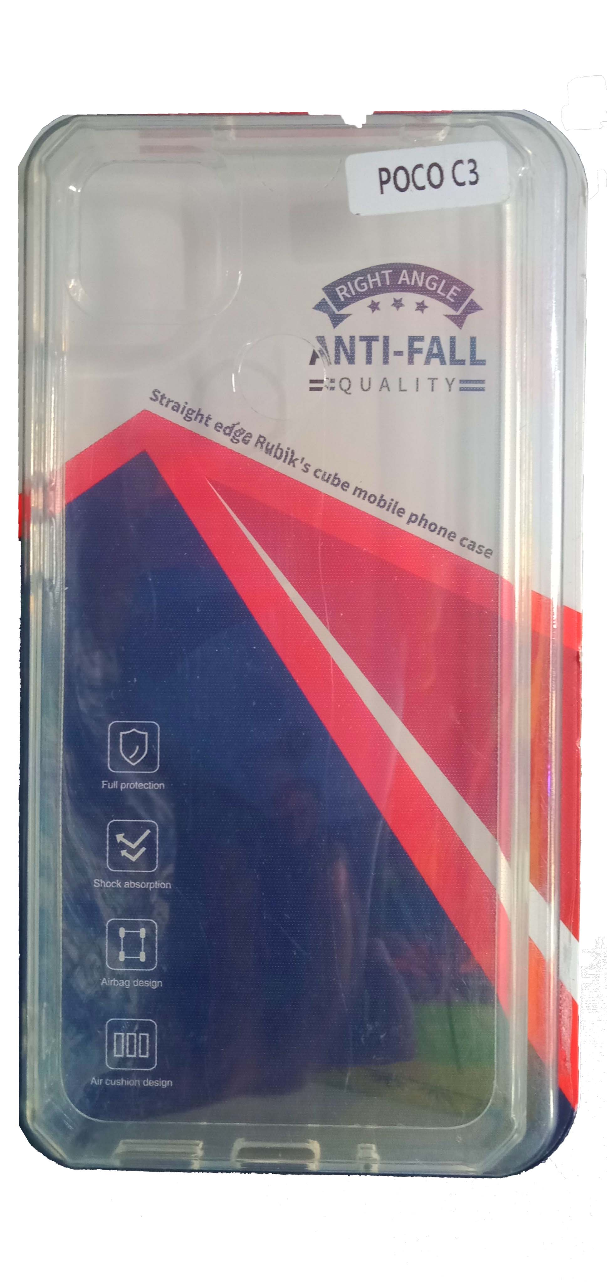 Poco C3 Transparent Mobile Back Cover With Mobile Skins And Wraps