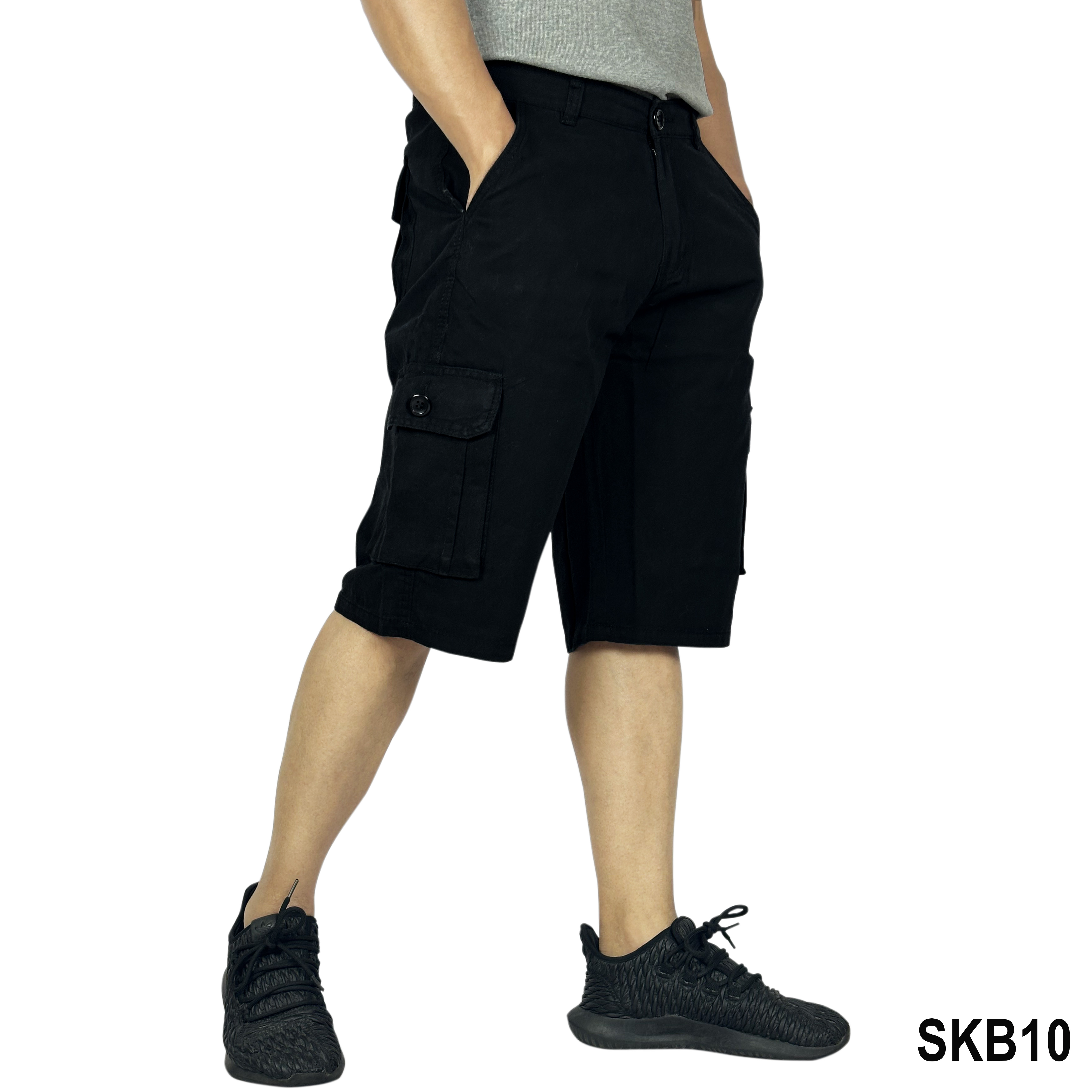 Summer Cotton Cargo Box Half Pant For Men (SKB10)All Colors