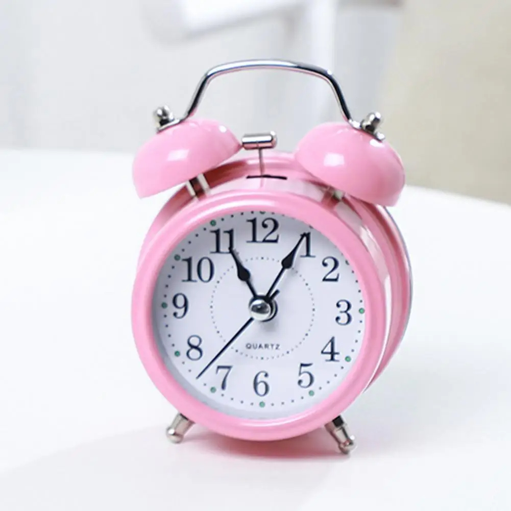 Twin Bell Alarm Clock with Light | Kids Room Alarm Clock | Daraz.com.np