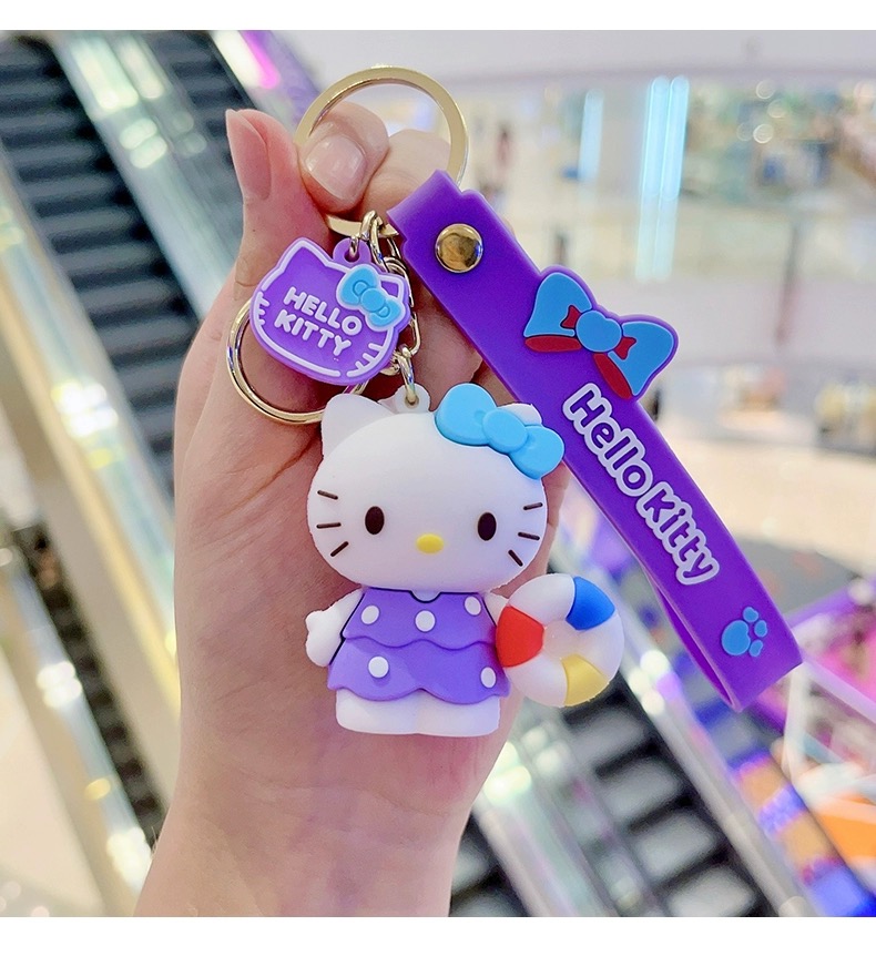 3D Hello Kitty Keychains With Strap | Daraz.com.np