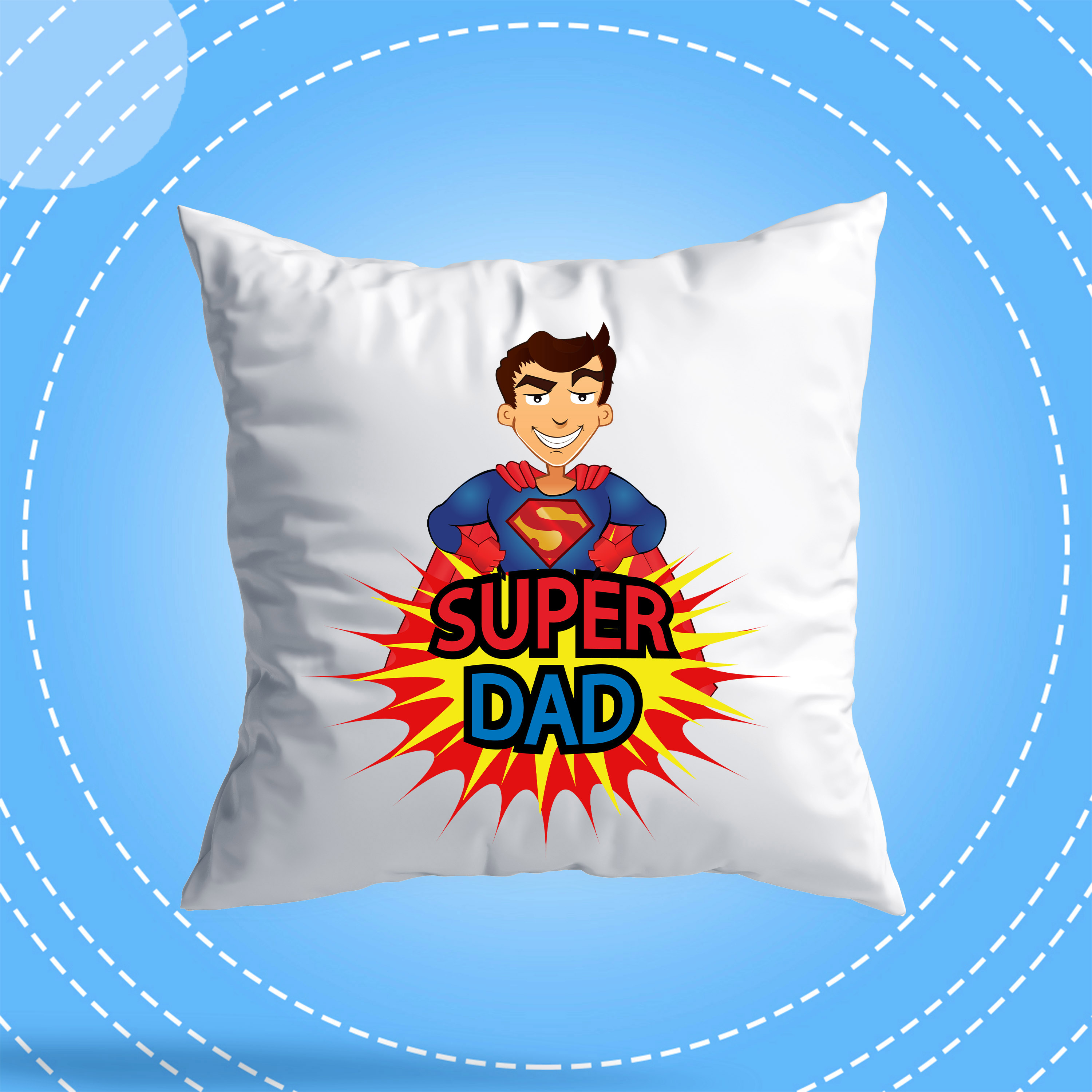 Super Dad Cushion/ Fathers Day