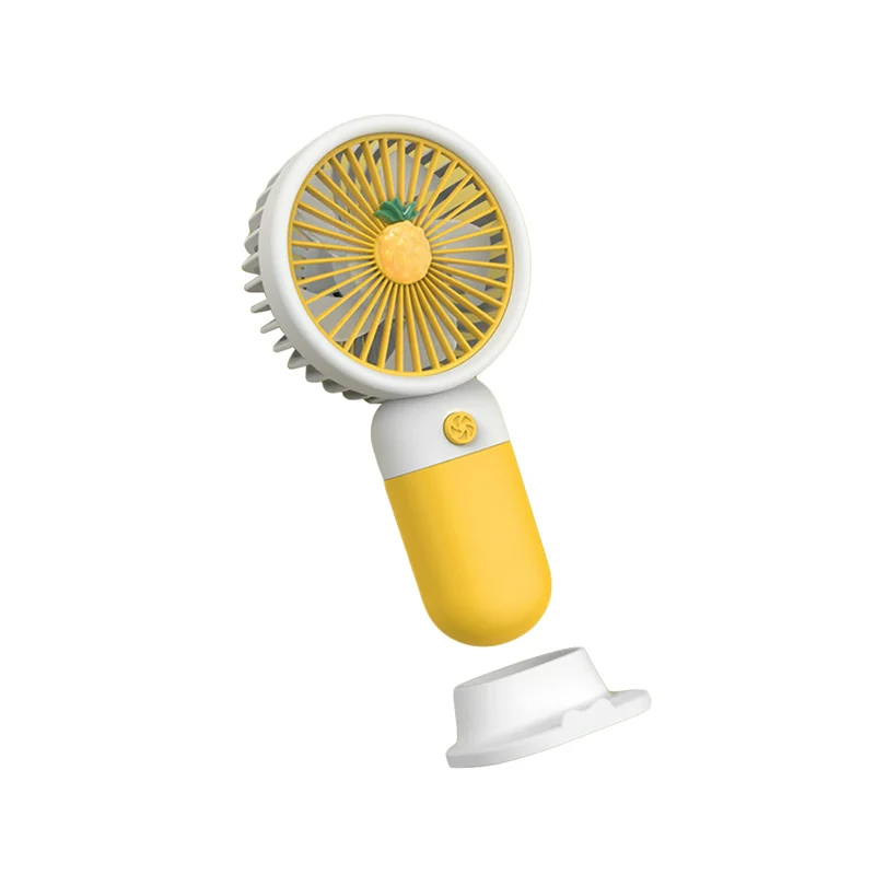 Cute Korean Design Mini Portable Fan with Lithium Rechargeable Battery