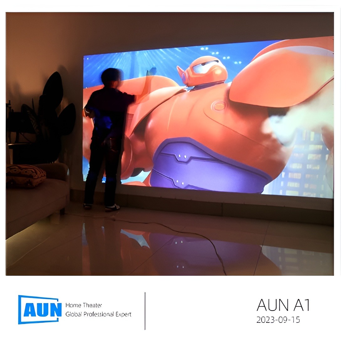 Projector A1 Projectors AUN A1 Projector Home Theater Cinema 3D MINI Android ...