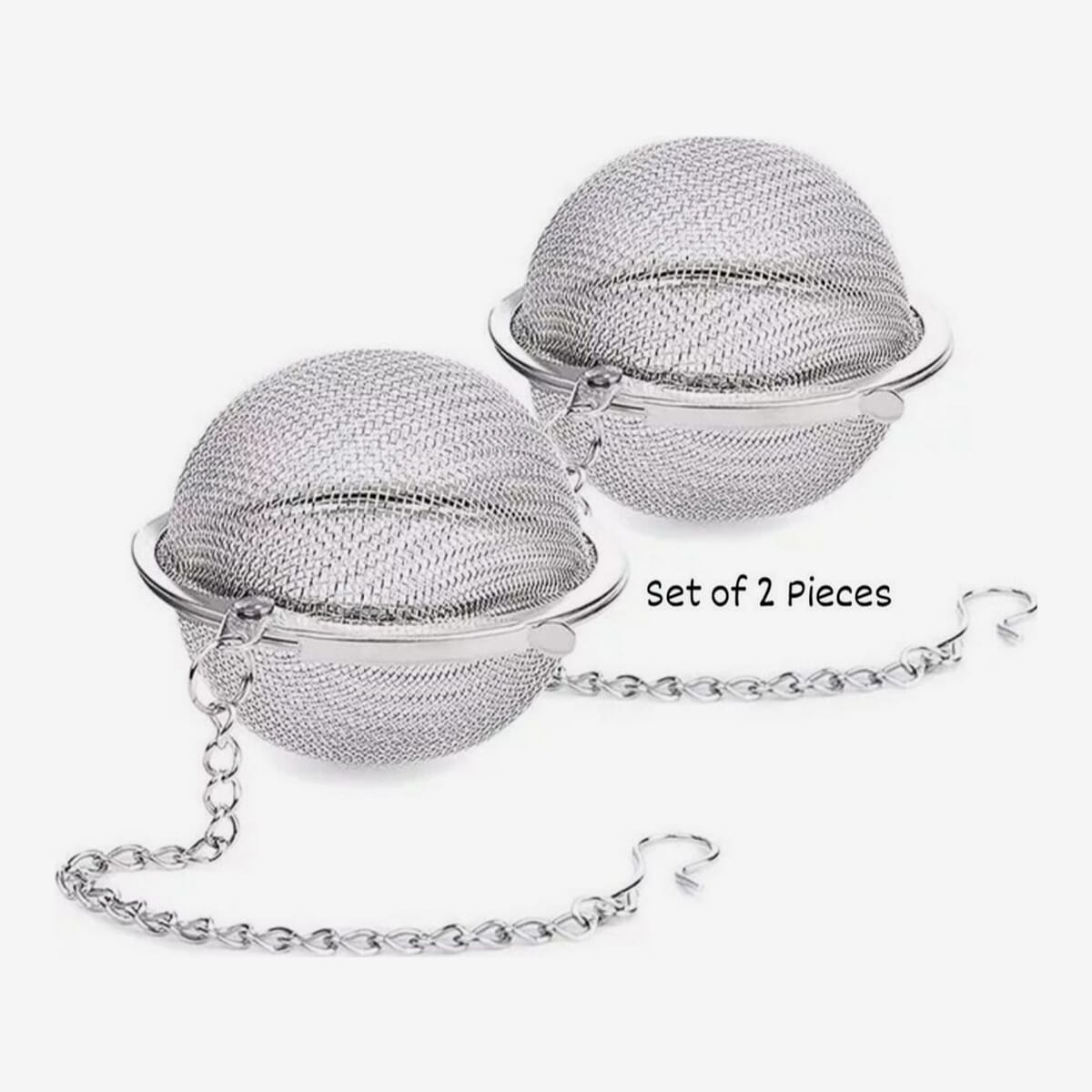 Tea Strainer Infuser Stainless Steel Filter Cup 1 Fine Ball For Pot 【信頼】