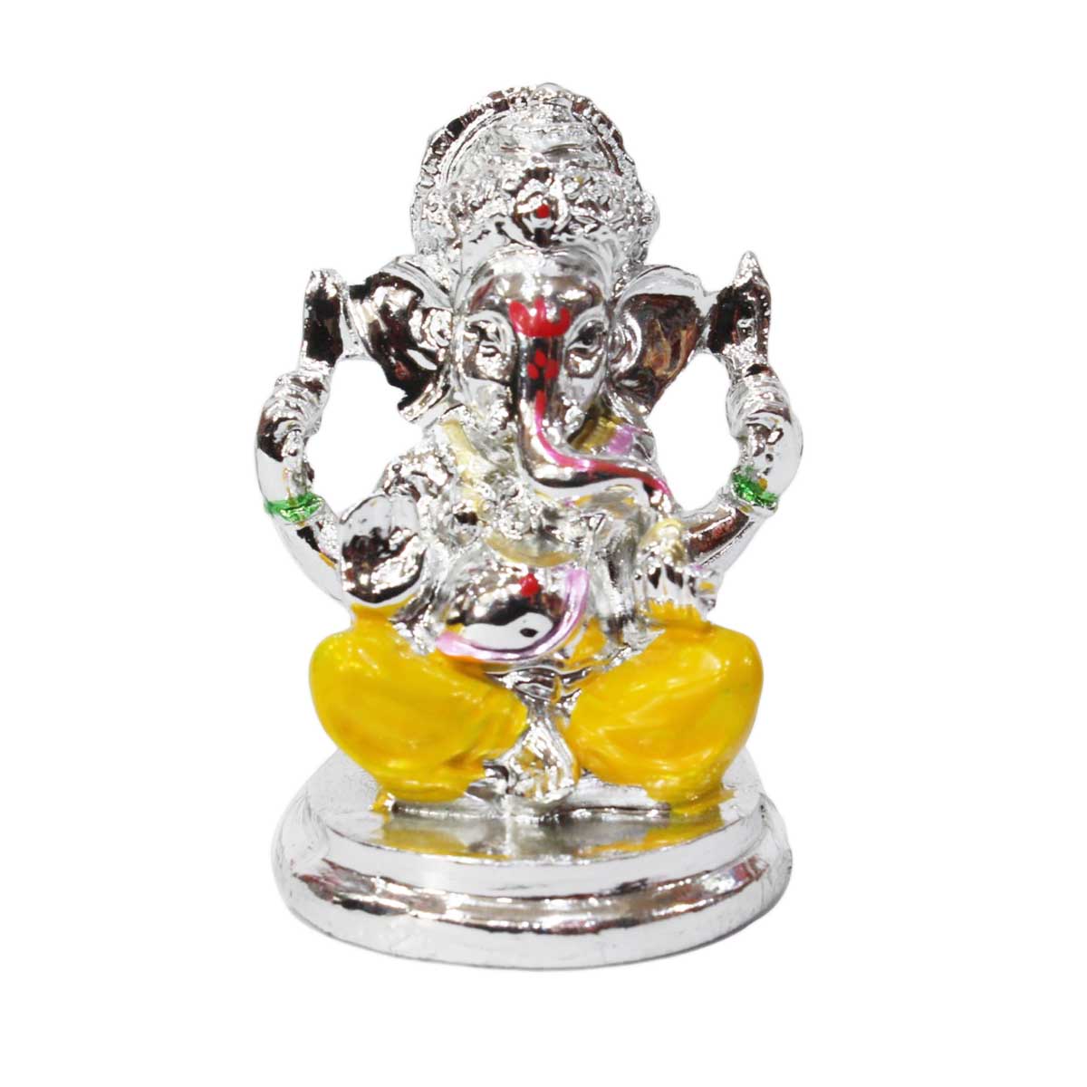 Silver 2.5' Lord Ganesh Statue