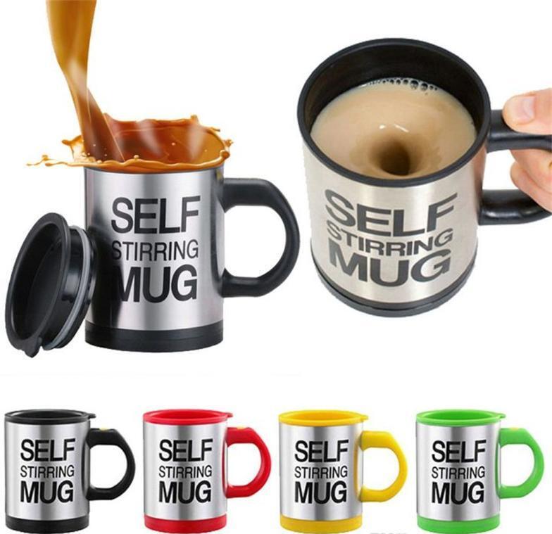 Coffee Mixing Mug, Self Stirring Mug