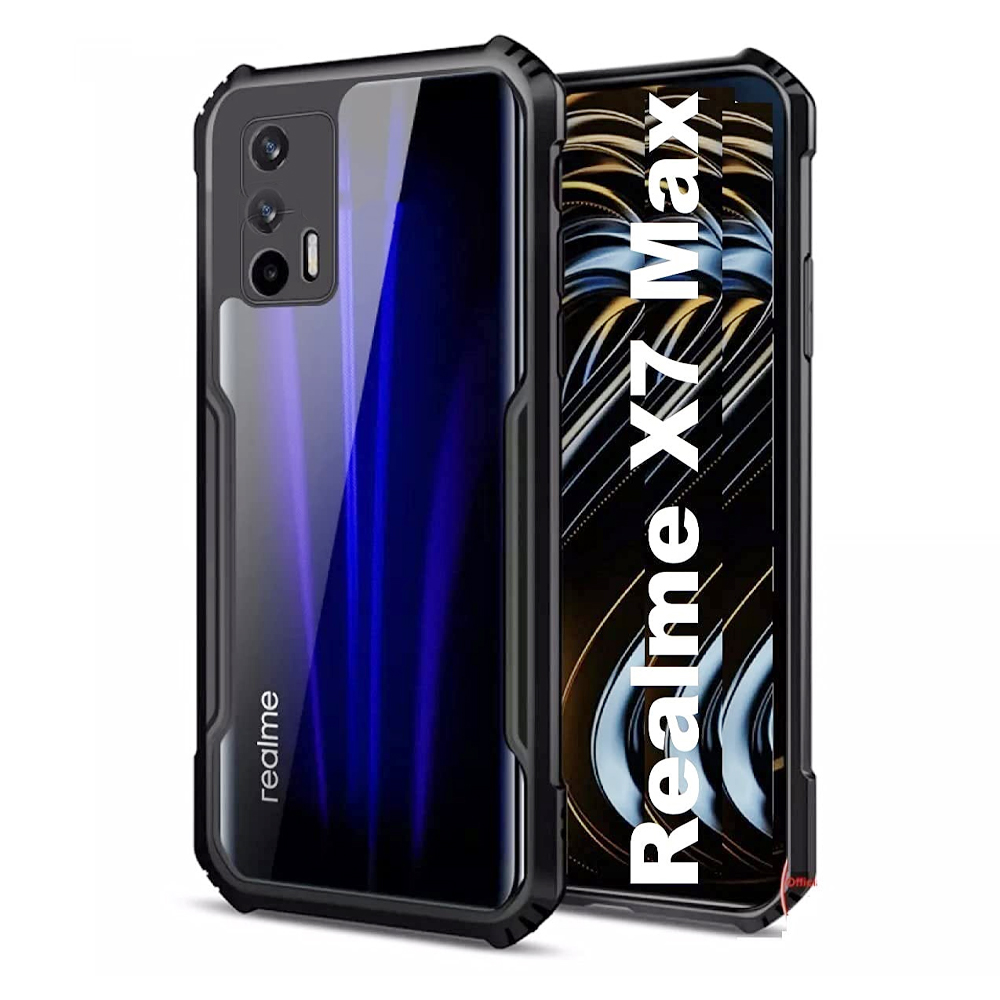 For Realme X7 Max GT 5G Back Case Clear PC Back Airbag