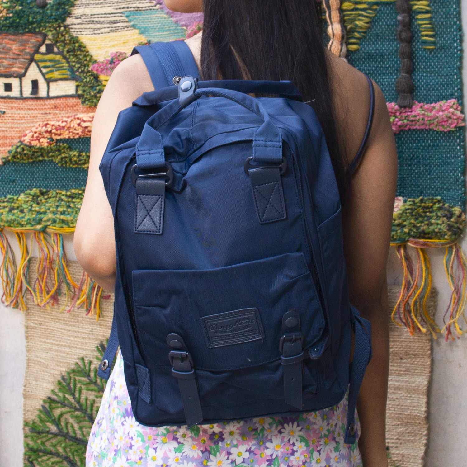 Korean Style Shoulder Women School/College Waterproof Nylon Casual Backpack By Bajrang