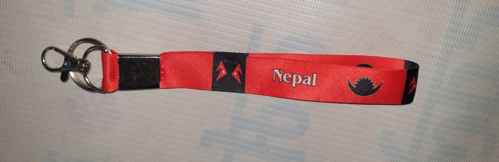 Bike Key Ring Nepal Flag