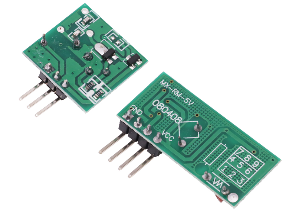 433Mhz RF Wireless Transmitter Module and Receiver Kit 5V DC 315MHZ ...