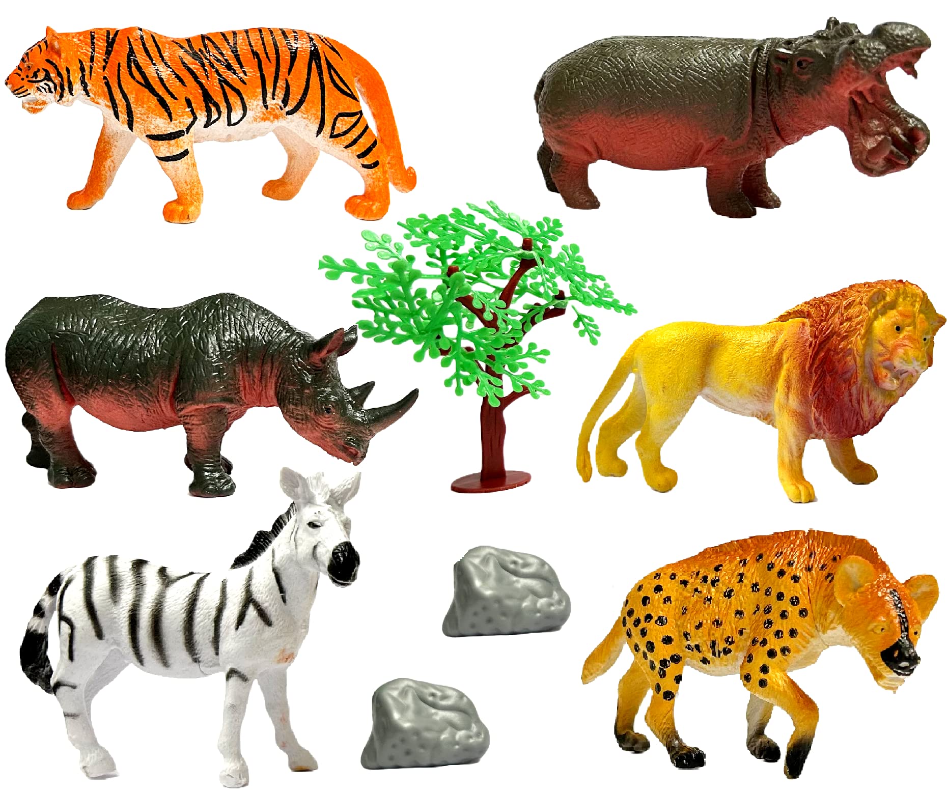 Wild Animal Toys 6 Pieces Sets For Animal Lovers