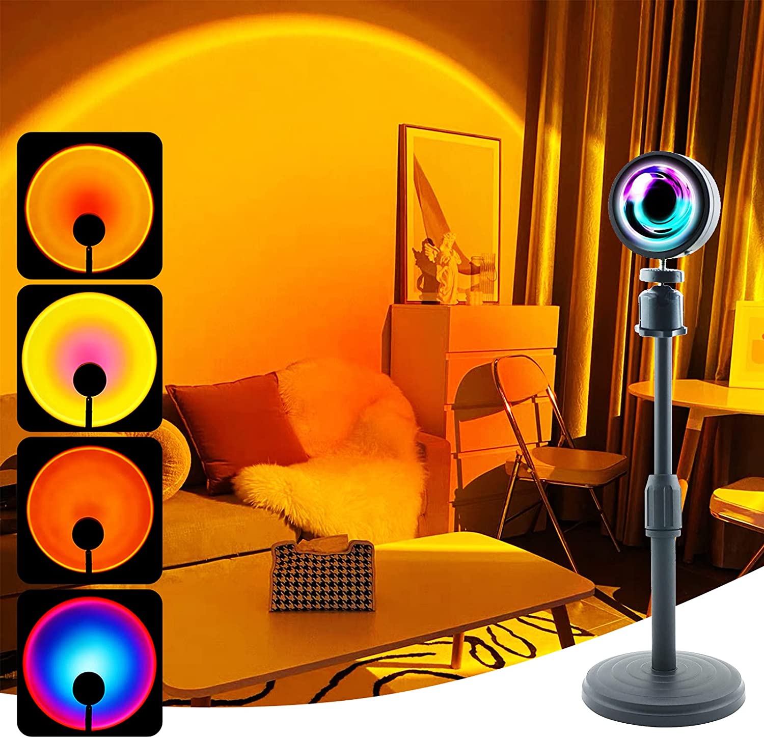 Sunset Lamp, Sunset Lamp Projection 