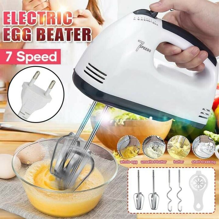 Electric Hand Mixer Mixer 7 Speed for Baking Goods Kitchen Tool