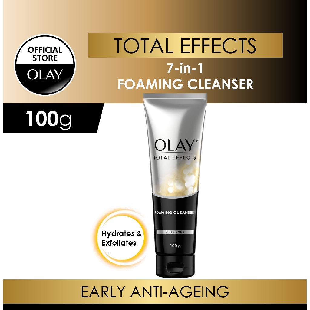 olay total effect facial wash