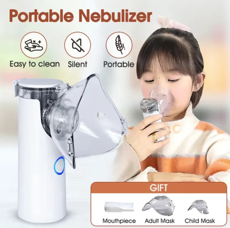 Portable Inhaler Nebulizer Set for Adults & Children