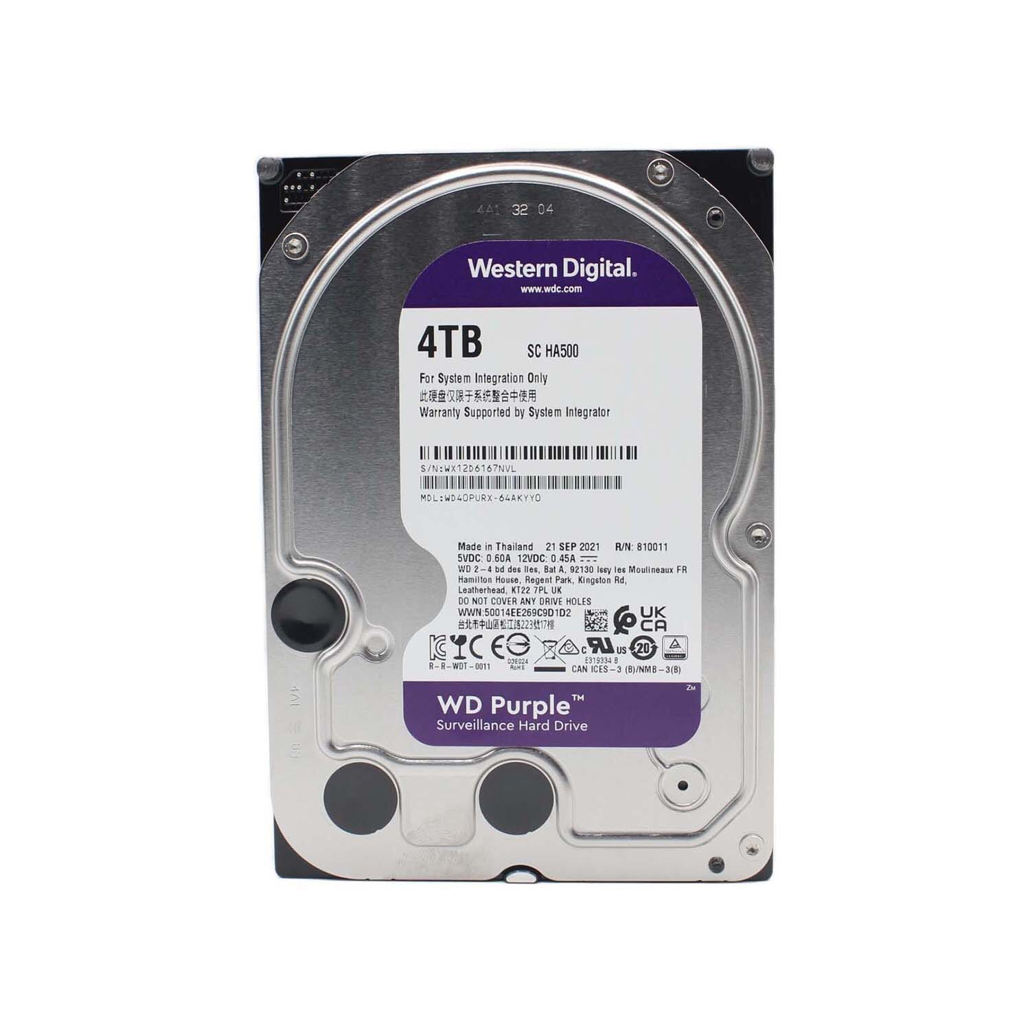 WD Internal Survillence Harddrive 4TB