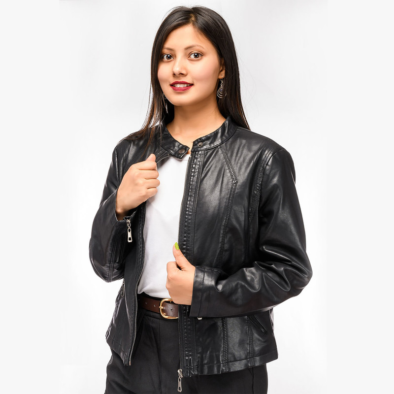 Red Leather Jacket For Women  Best Leather Jacket in Nepal