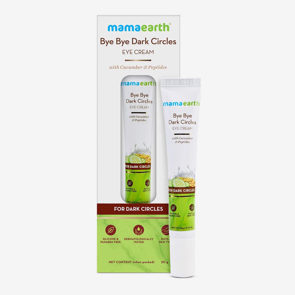 Mamaearth Bye Bye Dark Circles Eye Cream 20g