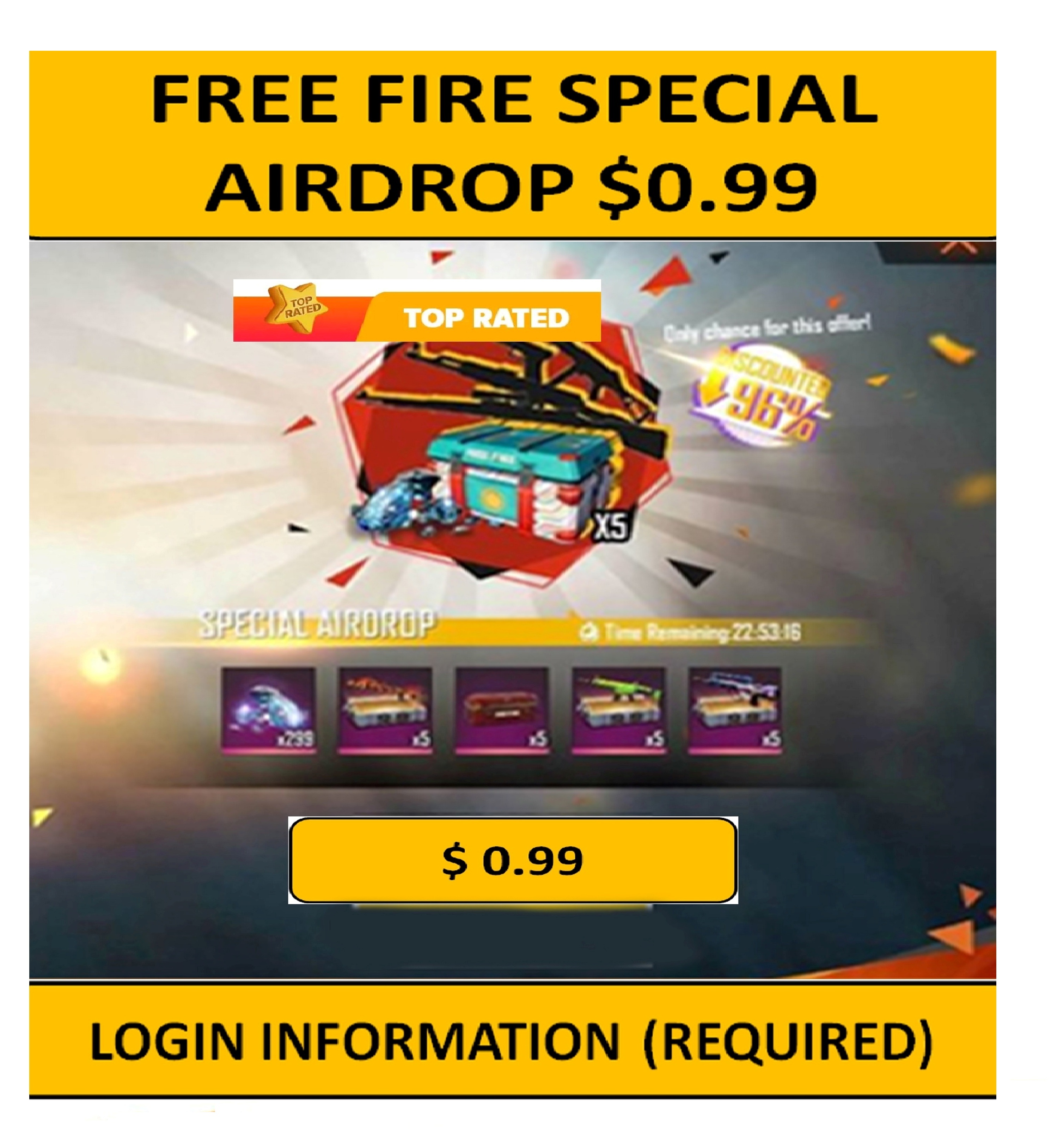 Special Airdrop Free Fire 0 34 0 99 1 09 1 10 1 11 1 15 Buy Online At Best Prices In Nepal Daraz Com Np
