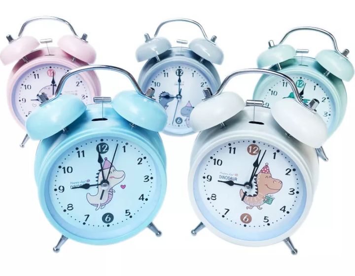Alarm Clock With Twin Bell (Medium) | Analog Twin Bell Clock | Loud Wake Up Alarm for Bedroom