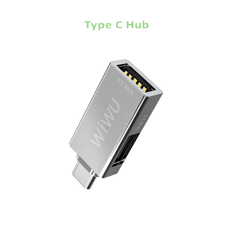 Wiwu T02 Type-C to USB 3.0 Dual USB Adapter