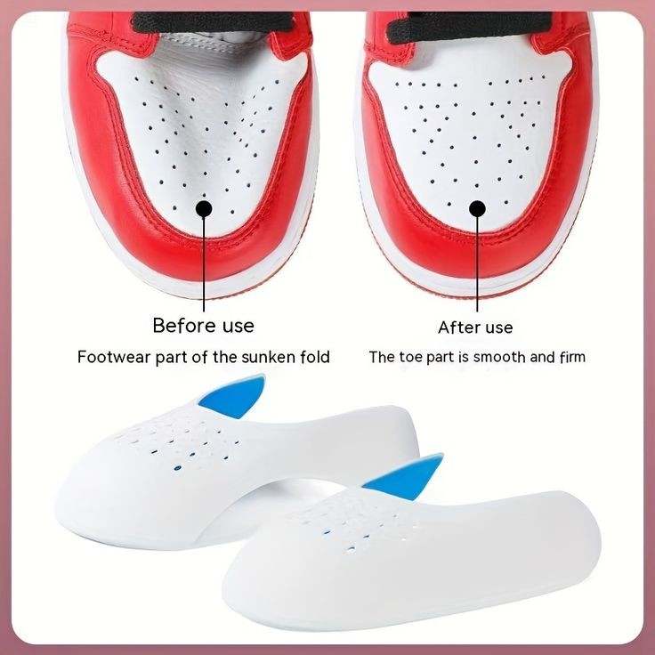 Shoes Creases Protectors, AntiWrinkle Shoe Crease Guard For Sneakers