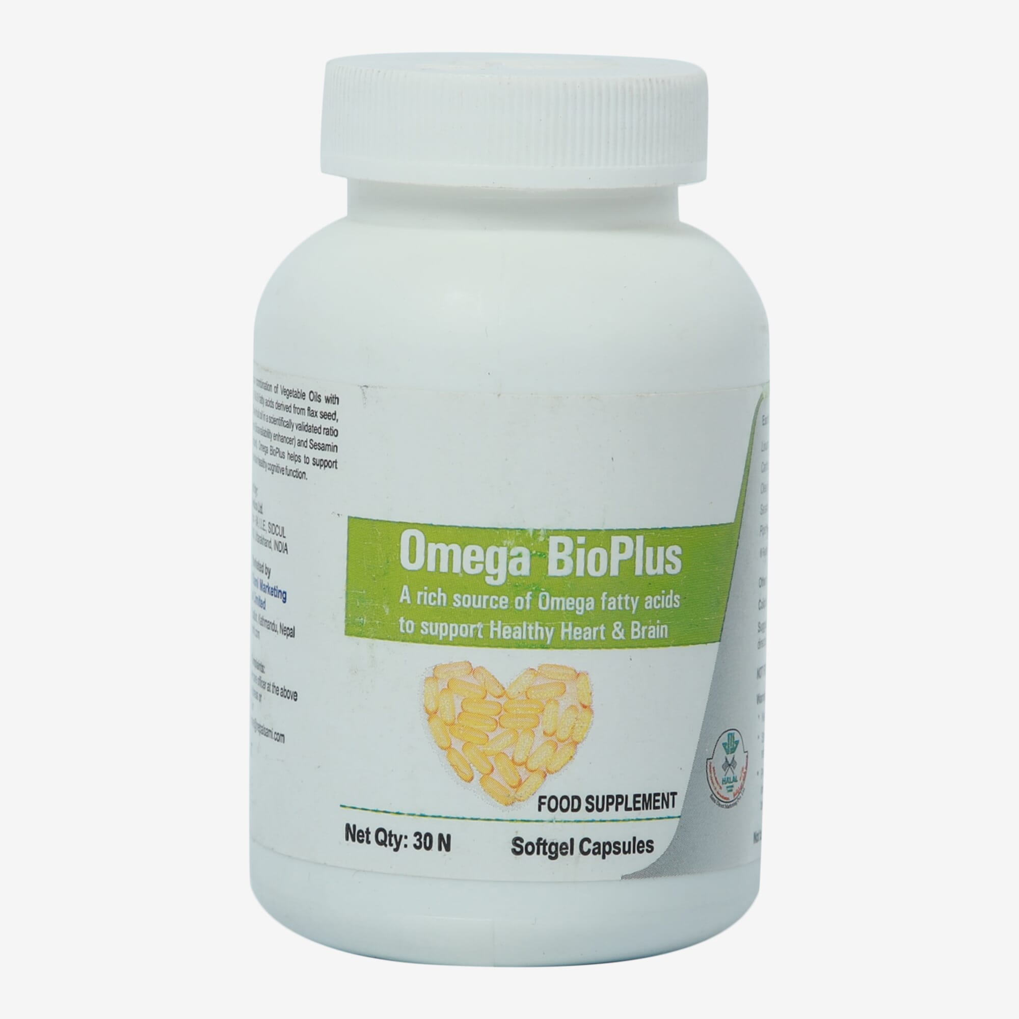Omega Bio Plus Net Qty:30 N Food Supplement
