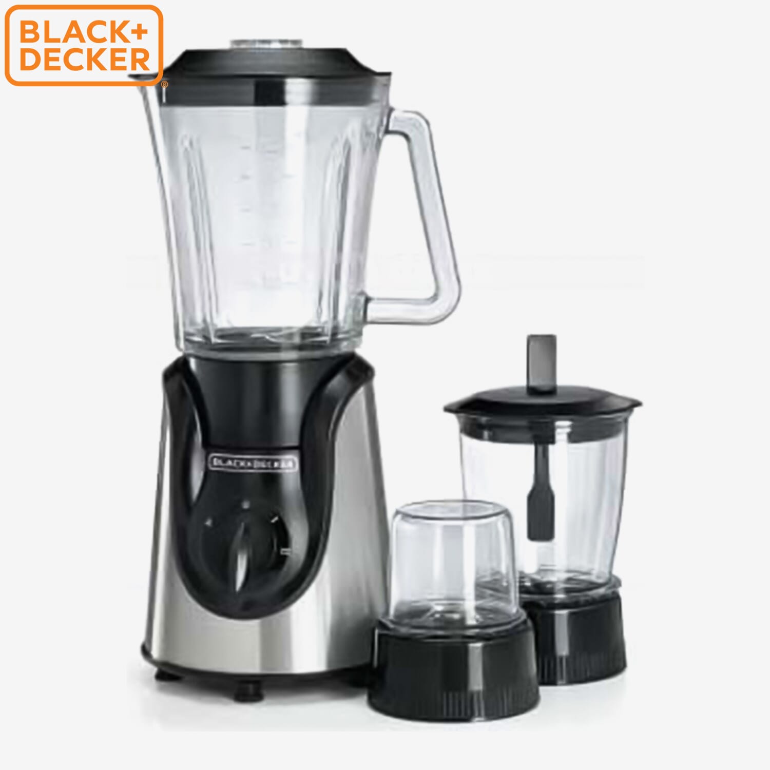 Black+Decker 600W Blender With Grinder And Mincer Chopper - BX600G-B5-13510