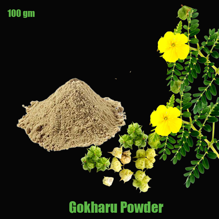 Gokharu Powder Tribulus Terrestris Treat UTI, Kidney Infection