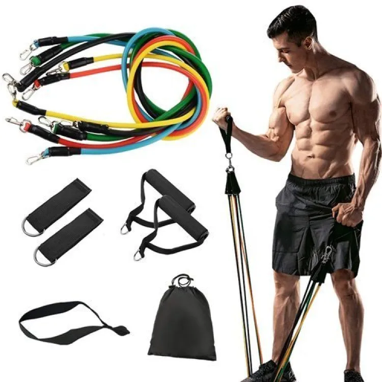 Power Resistance Bands Home Gym Extreme