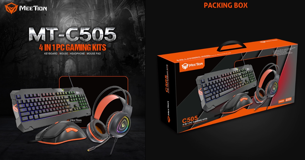 MeeTion MT-C505 in BacKlit PC Gaming Kit