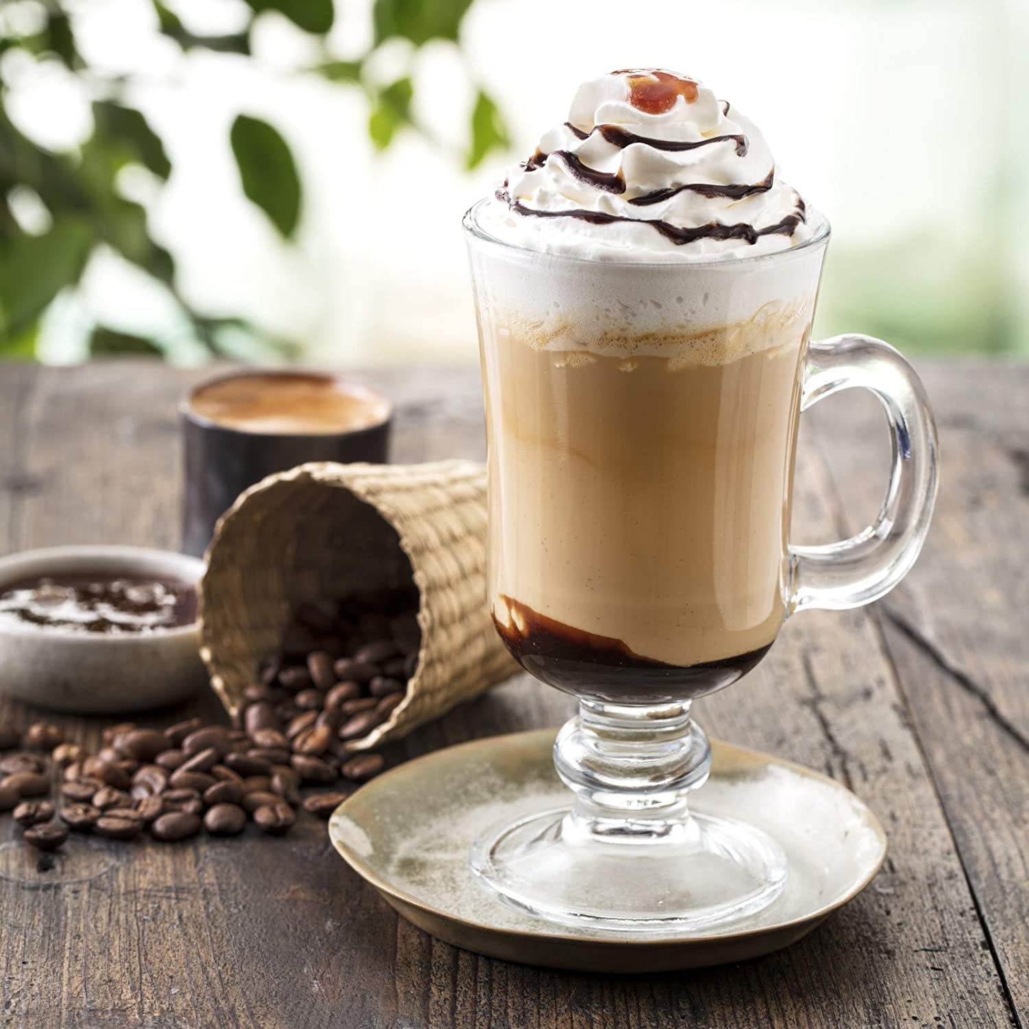 Verres à Café Irlandais Topkapi - Lot De 6 - 240 Ml - Avec Anse - Pour Café Glacé, Vin Chaud...