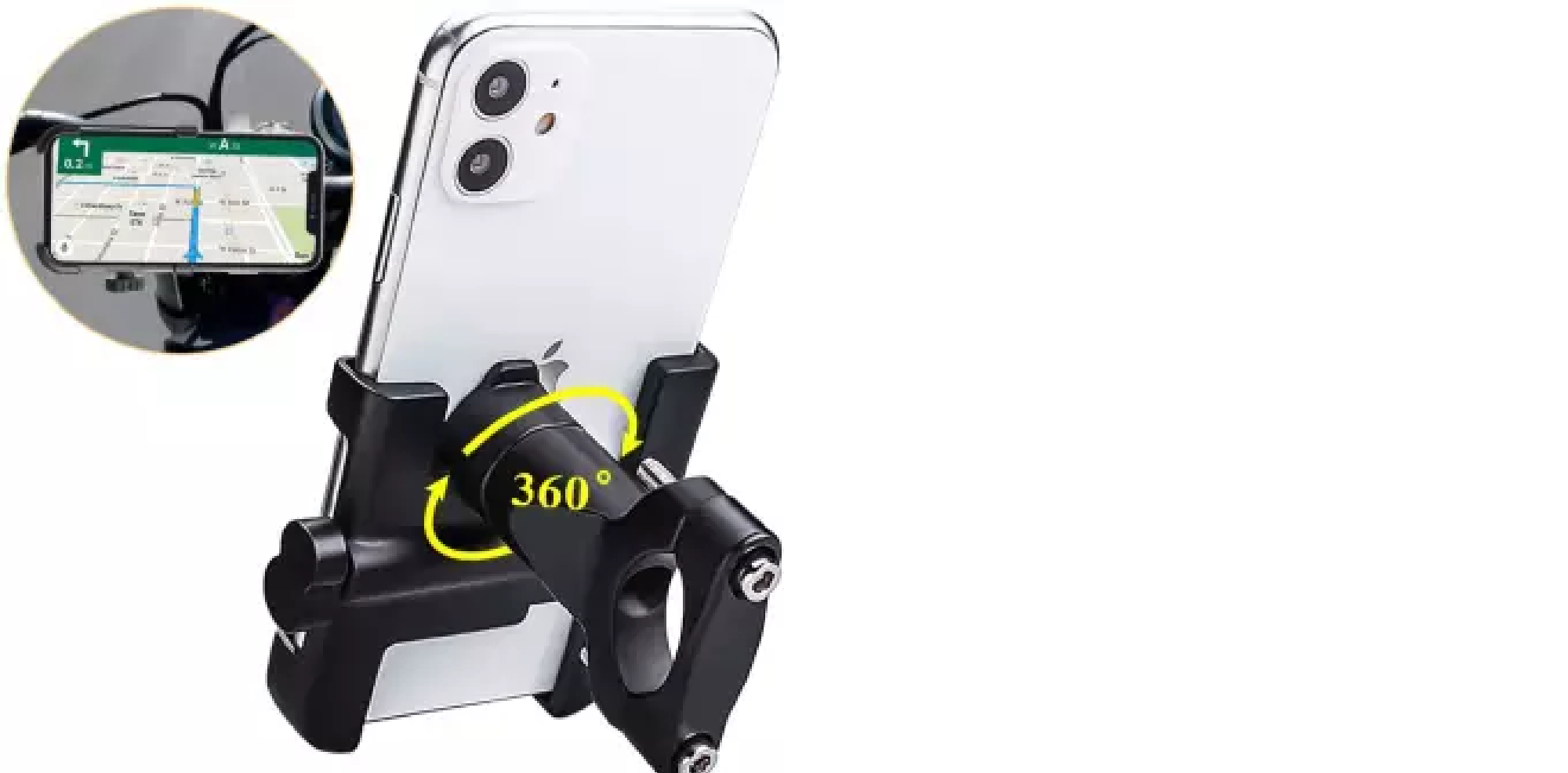 360degree full metal phone holder