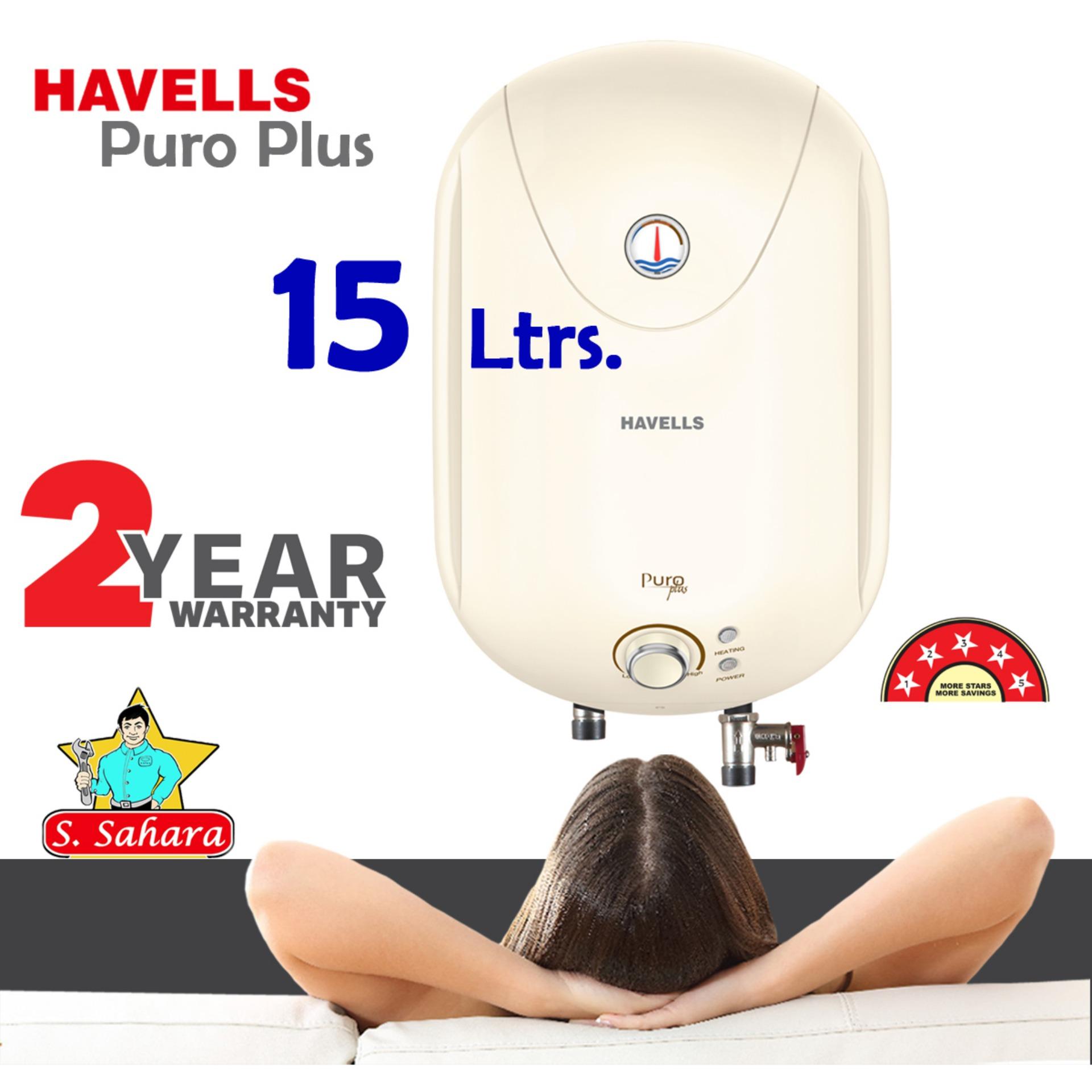 Havells Pure Plus 15 Ltr Storage Electric Geyser (Water Heater)