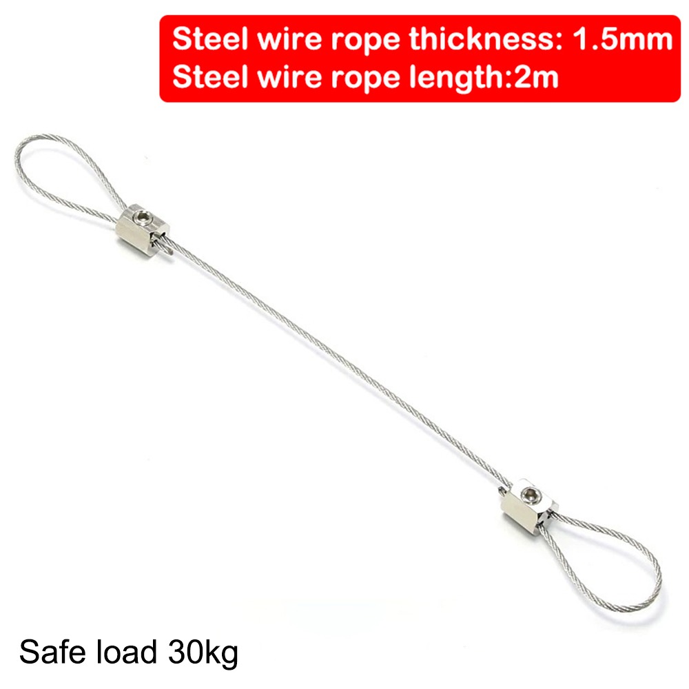 New Stainless Steel Wire Rope Adjustable With Locking Suspension ...