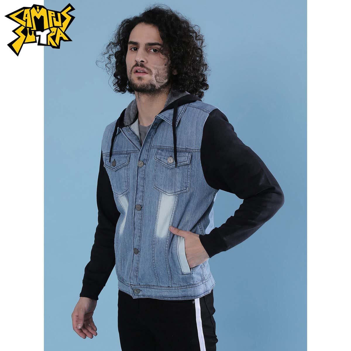 Campus Sutra Men Colorblock Full Sleeve 