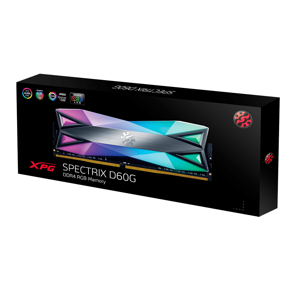 Spectrix D60G DDR4, 8GB 3600MHz XPG Gaming Series RGB