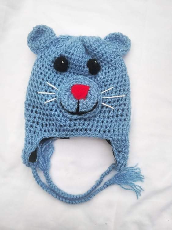 Kitty Woolen Topi Hat for Boys, Inner 
