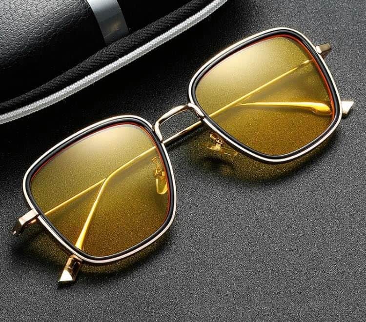Kabir Night Vision Retro Square Sunglasses