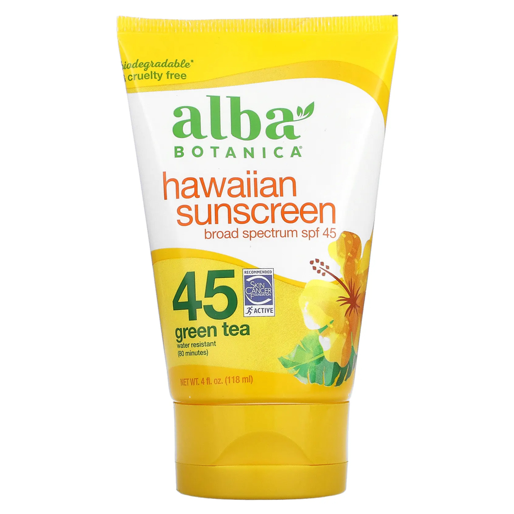 Alba Botanic Hawaiian Sunscreen SPF 45 118ml