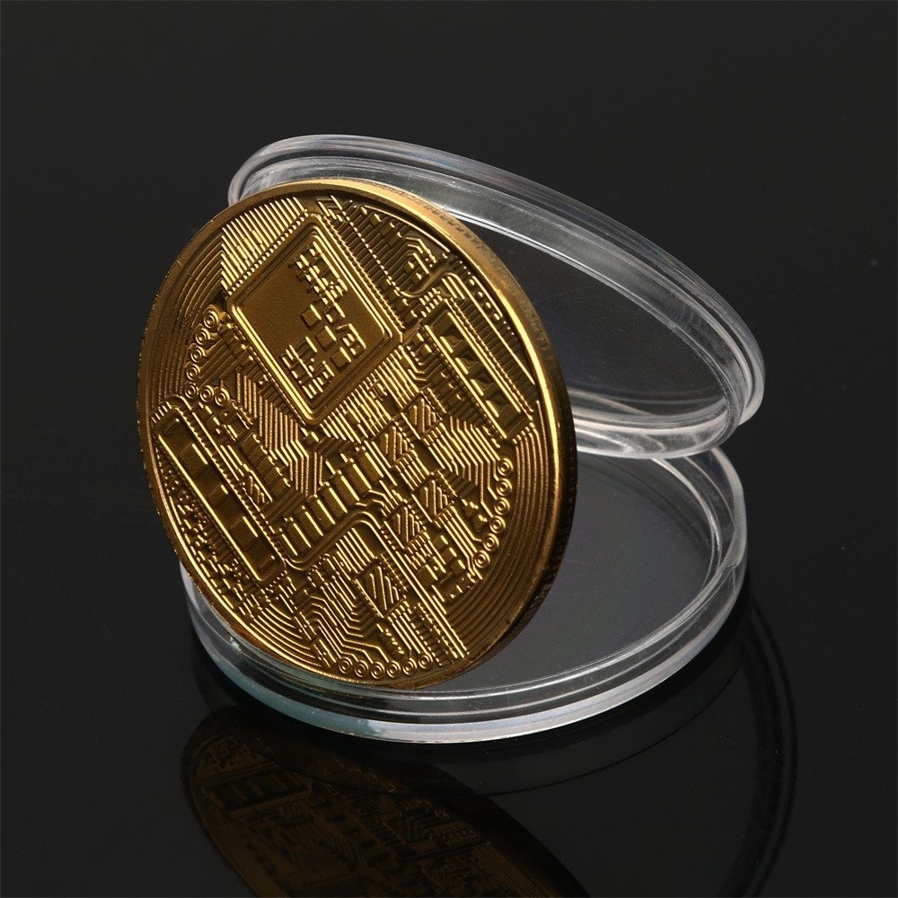 1X Gold/Sliver Plated Bitcoin Coin Collectible Gift BTC Coin Art Collection  Physical | Daraz.com.np